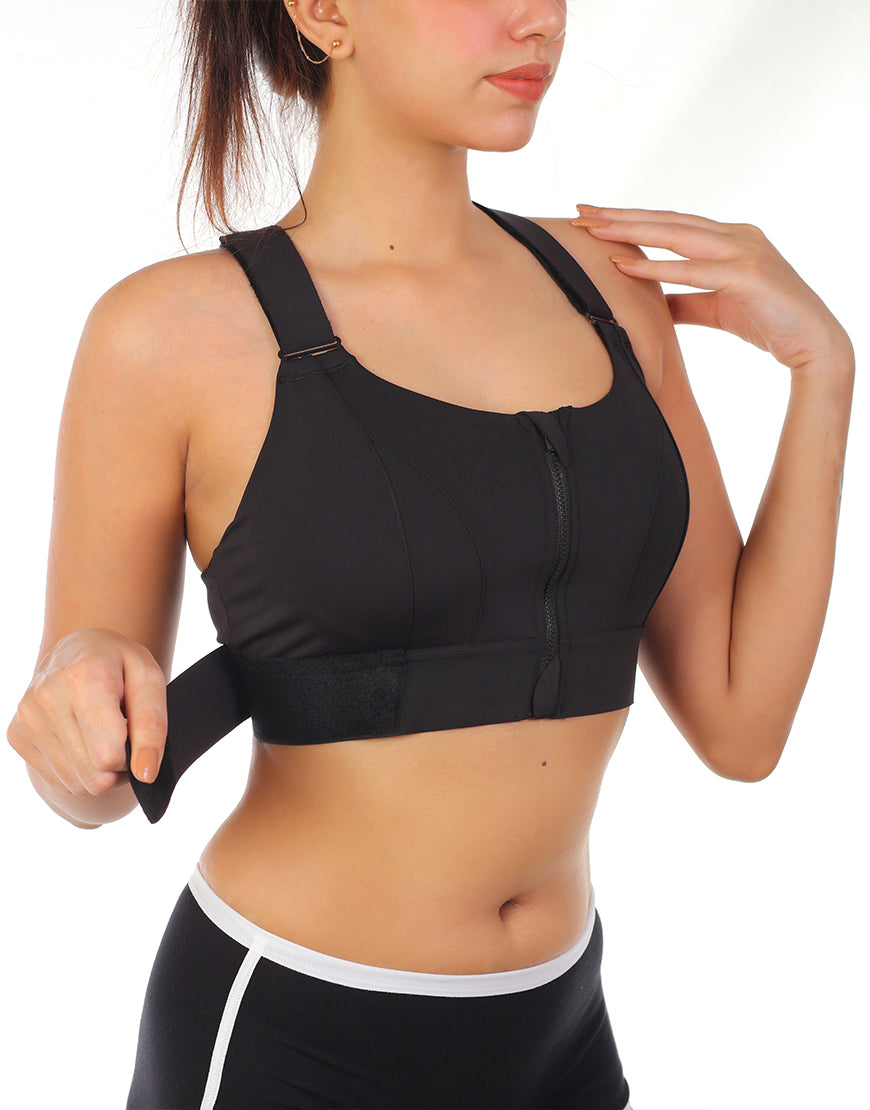 Black Ladies Padded Sports Bra, Size: 32B at Rs 200/piece in