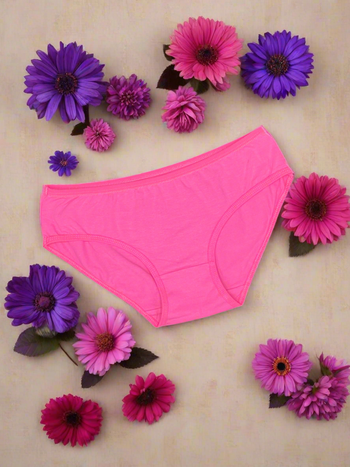 LOSHA SUPER COMFY COTTON BRIEF-VIRTUAL PINK