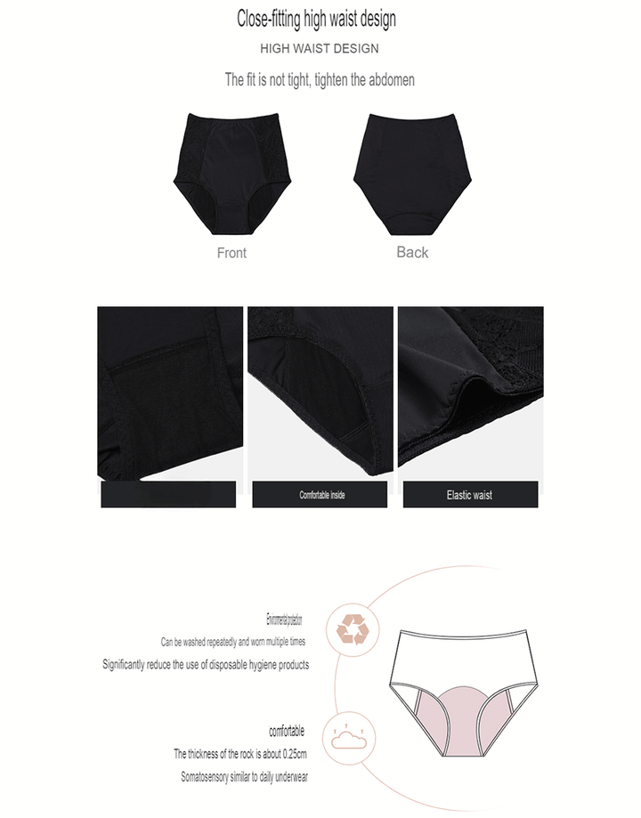 Losha High-waisted design provides full coverage and support for the tummy and hips -Black