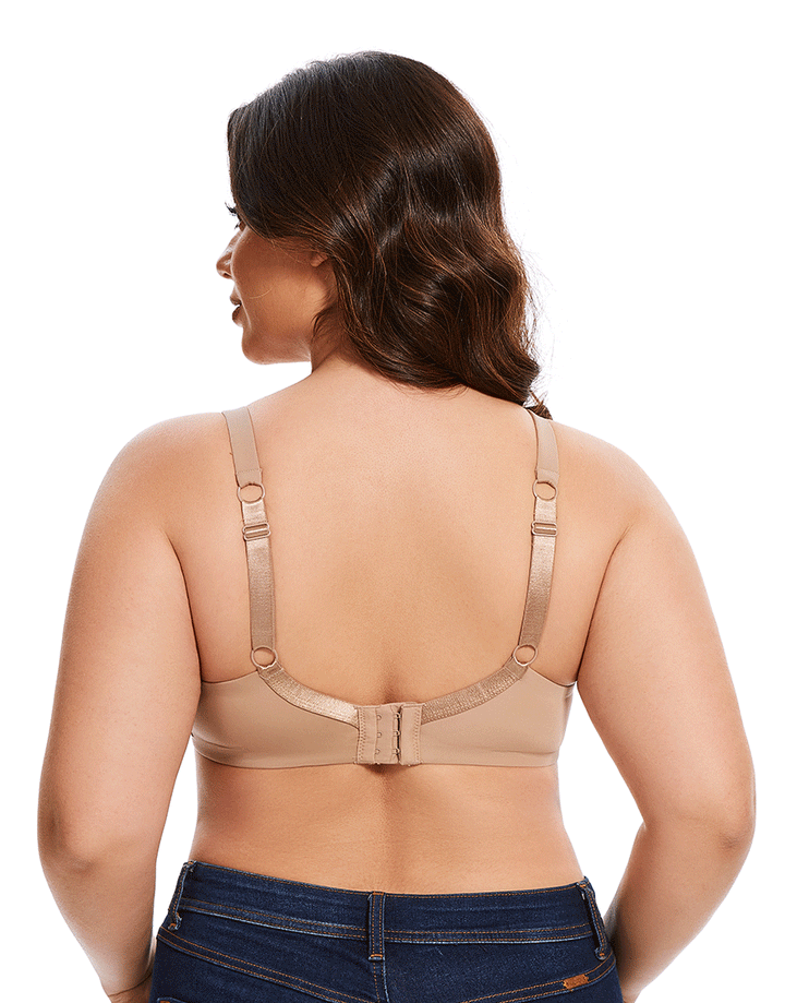 Losha Curvy Lightly Padded T-Shirt Bra -Beige