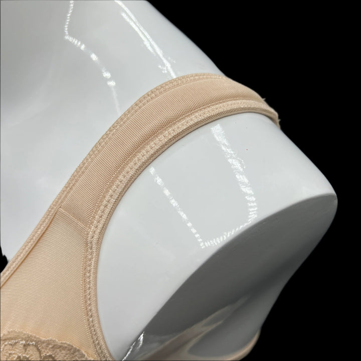 Losha Plus Quattro Support Full-Coverage Wirefree Bra With Side Shaping Panels And Cushioned Straps-TOASTED ALMOND