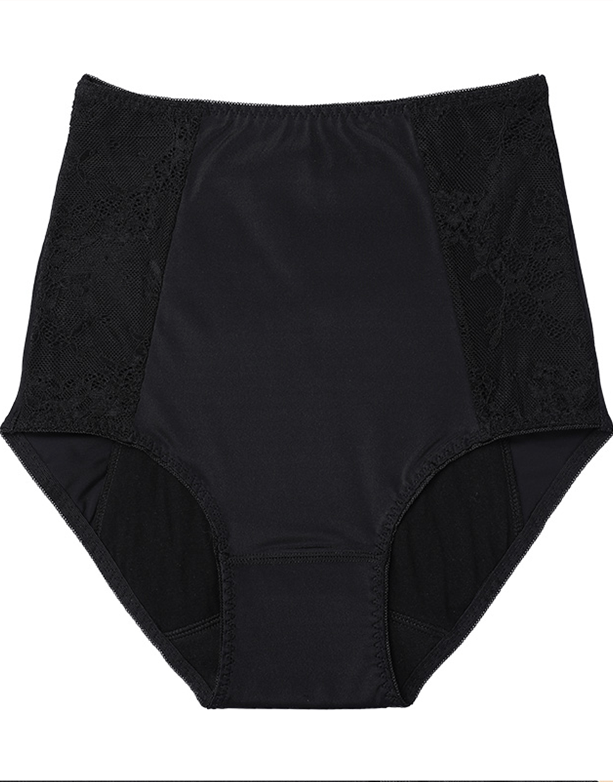 Losha High-waisted design provides full coverage and support for the tummy and hips -Black