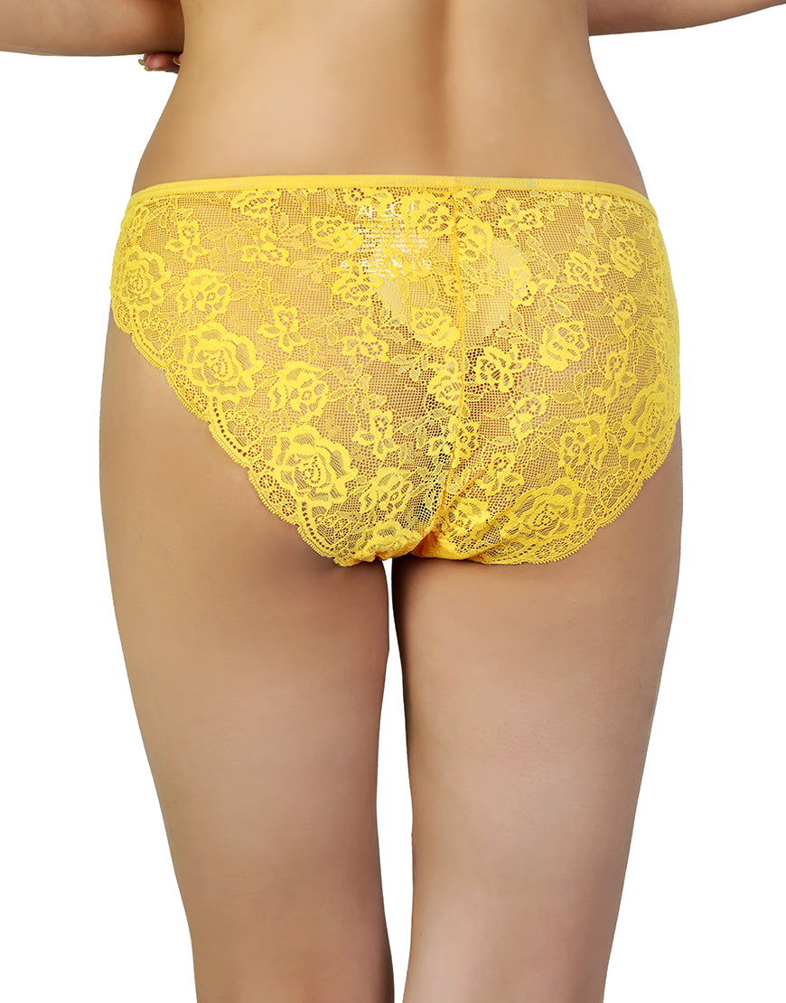 LOSHA MESH MARVEL BIKINI BRIEF-CITRUS