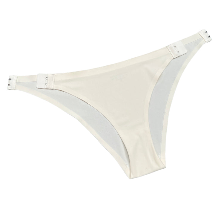 Losha Low waist Laser Cut Panty with Side hooks -OFF WHITE