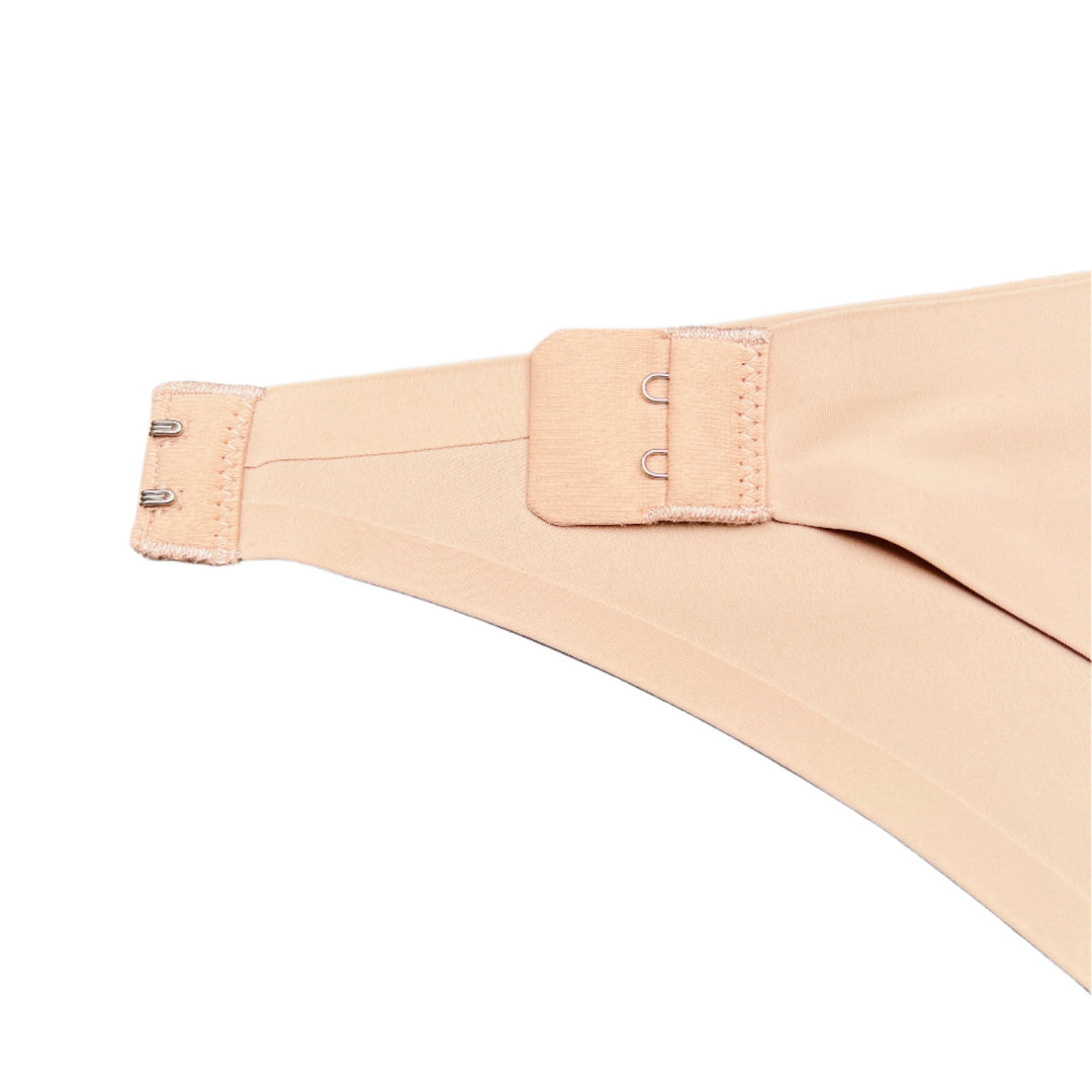 Losha Low waist Laser Cut Panty with Side hooks -Beige