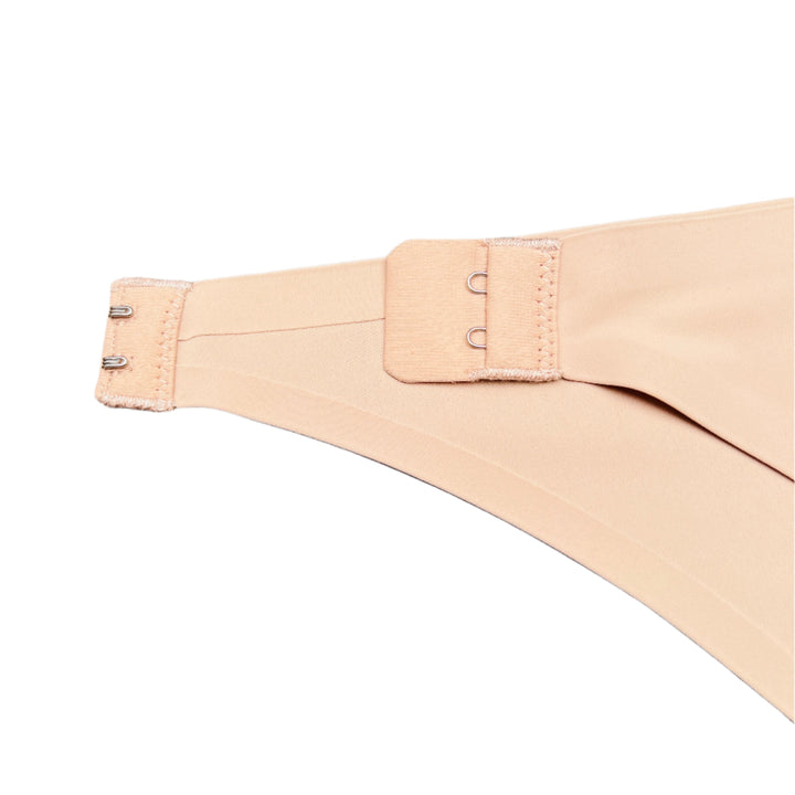 Losha Low waist Laser Cut Panty with Side hooks -Beige