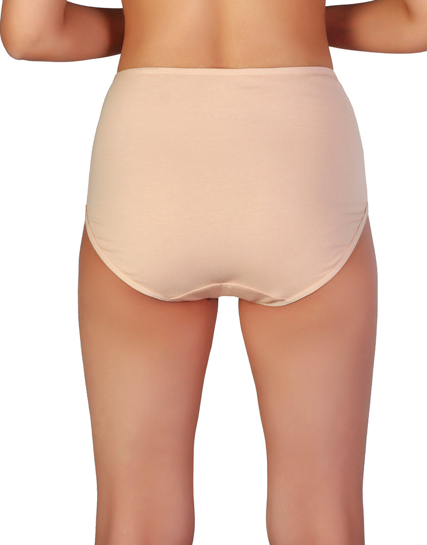 SUPPER SOFT HIGH  WAISTED COTTON PANTY-SKIN