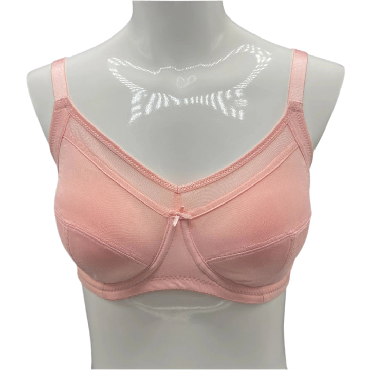 Quattro Plus Support Full-Coverage Wired Bra With Side Shaping Panels-QUARTZ PINK