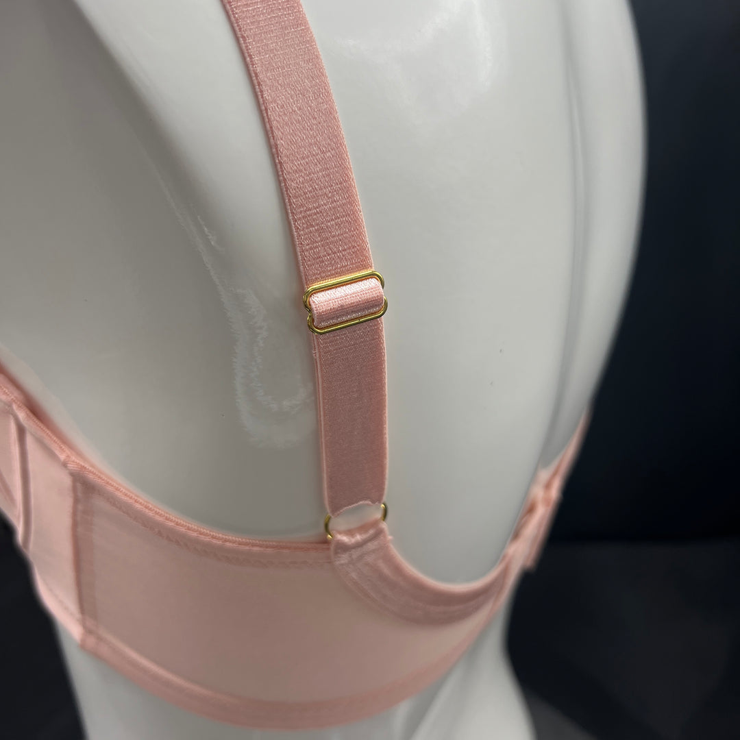 Quattro Plus Support Full-Coverage Wired Bra With Side Shaping Panels-QUARTZ PINK