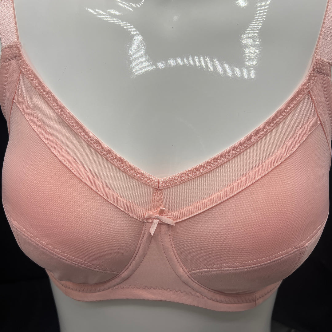 Quattro Plus Support Full-Coverage Wired Bra With Side Shaping Panels-QUARTZ PINK