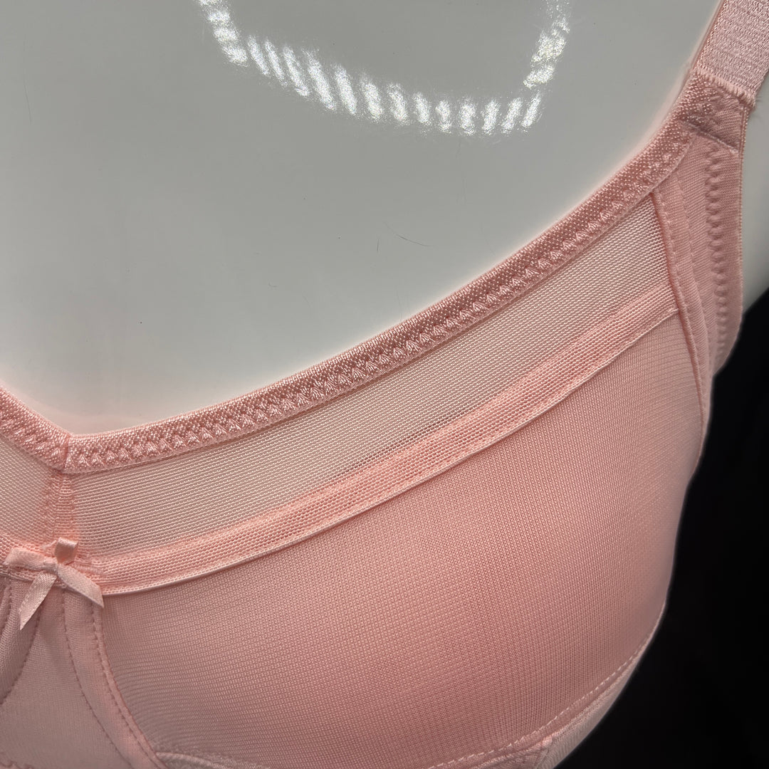 Losha Quattro Plus Support Full-Coverage Wired Bra With Side Shaping Panels-QUARTZ PINK