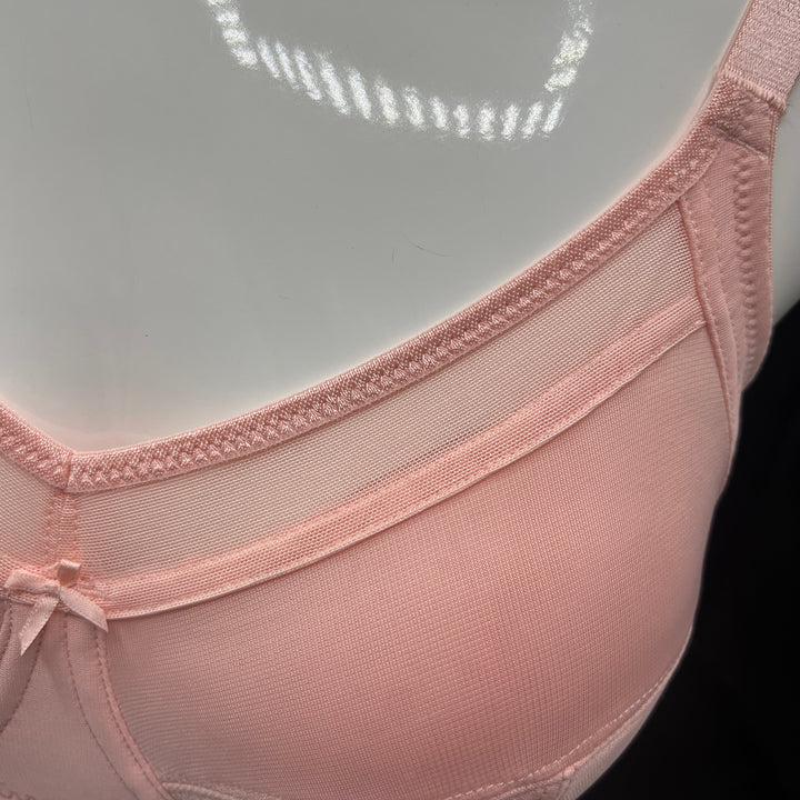 Losha Quattro Plus Support Full-Coverage Wired Bra With Side Shaping Panels-QUARTZ PINK