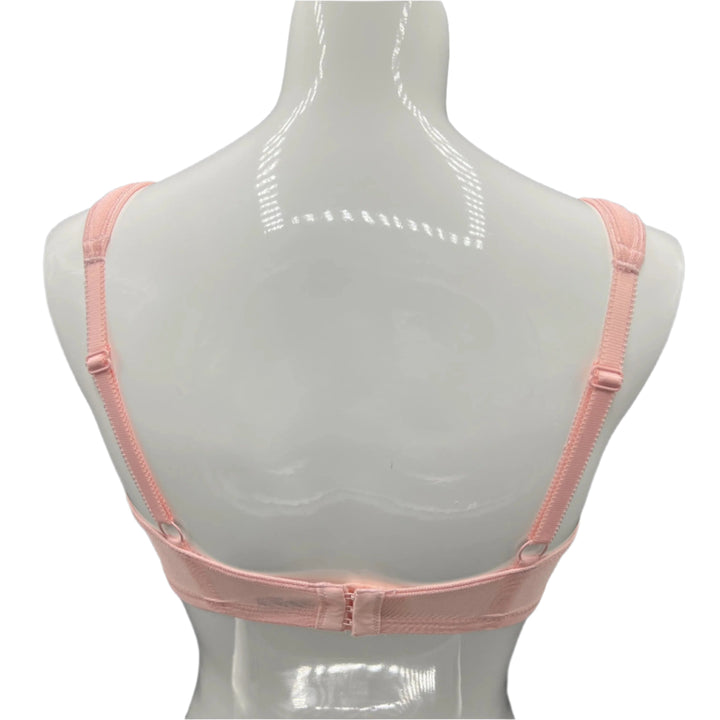 Losha Plus Quattro Support Full-Coverage Wirefree Bra With Side Shaping Panels And Cushioned Straps-QUARTZ PINK