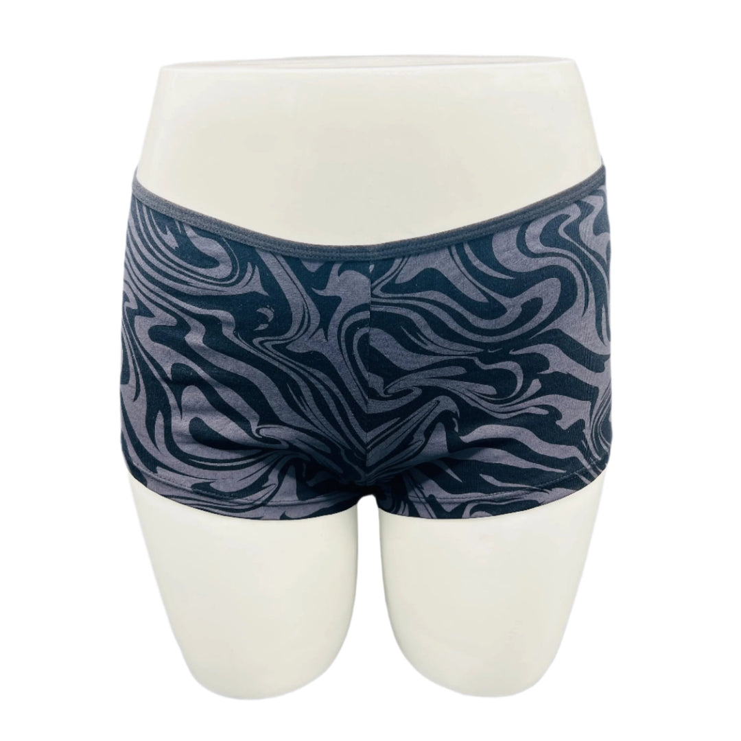 SUPER SOFT BOY SHORTS COTTON BRIEF-ZEBRA