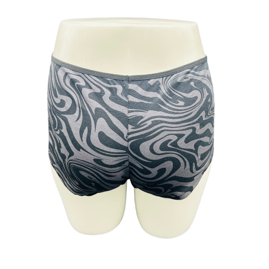 SUPER SOFT BOY SHORTS COTTON BRIEF-ZEBRA