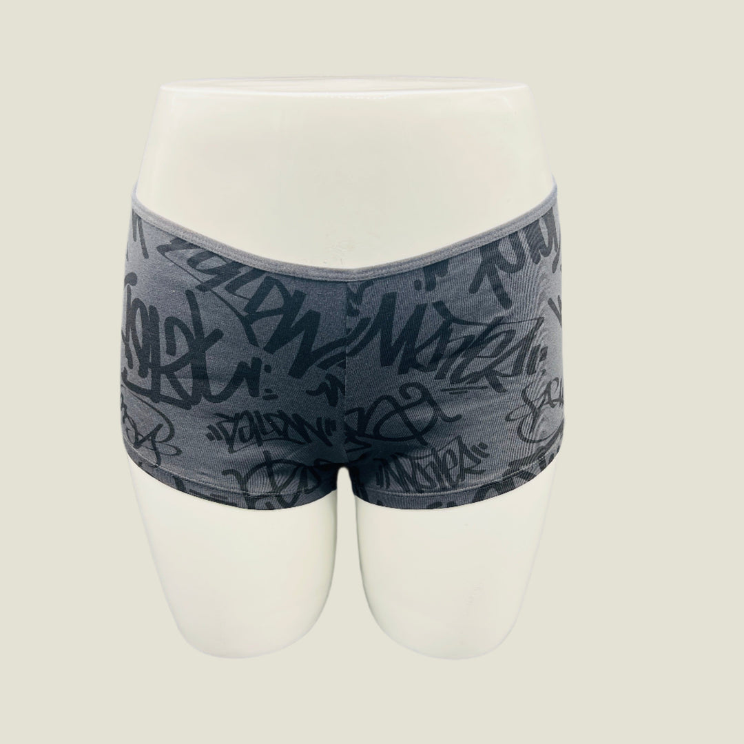 SUPER SOFT BOY SHORTS COTTON BRIEF-ABSTRACT