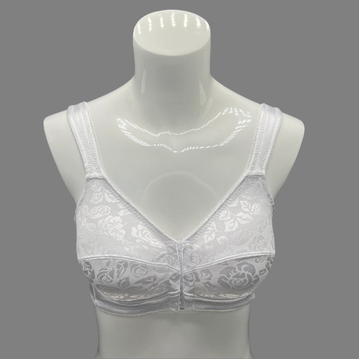 LOSHA FRONT OPEN MINIMIZER BRA-WHITE