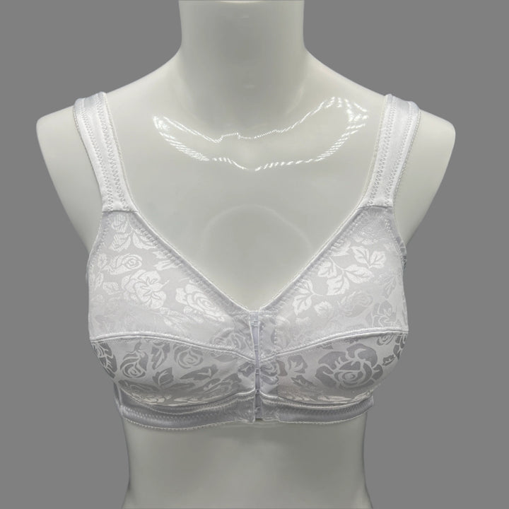 LOSHA FRONT OPEN MINIMIZER BRA-WHITE