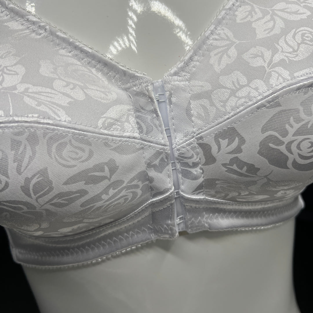 LOSHA FRONT OPEN MINIMIZER BRA-WHITE