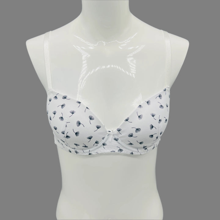 LOSHA LIGHTLY PADDED WIRED COTTON T-SHIRT BRA -TREE