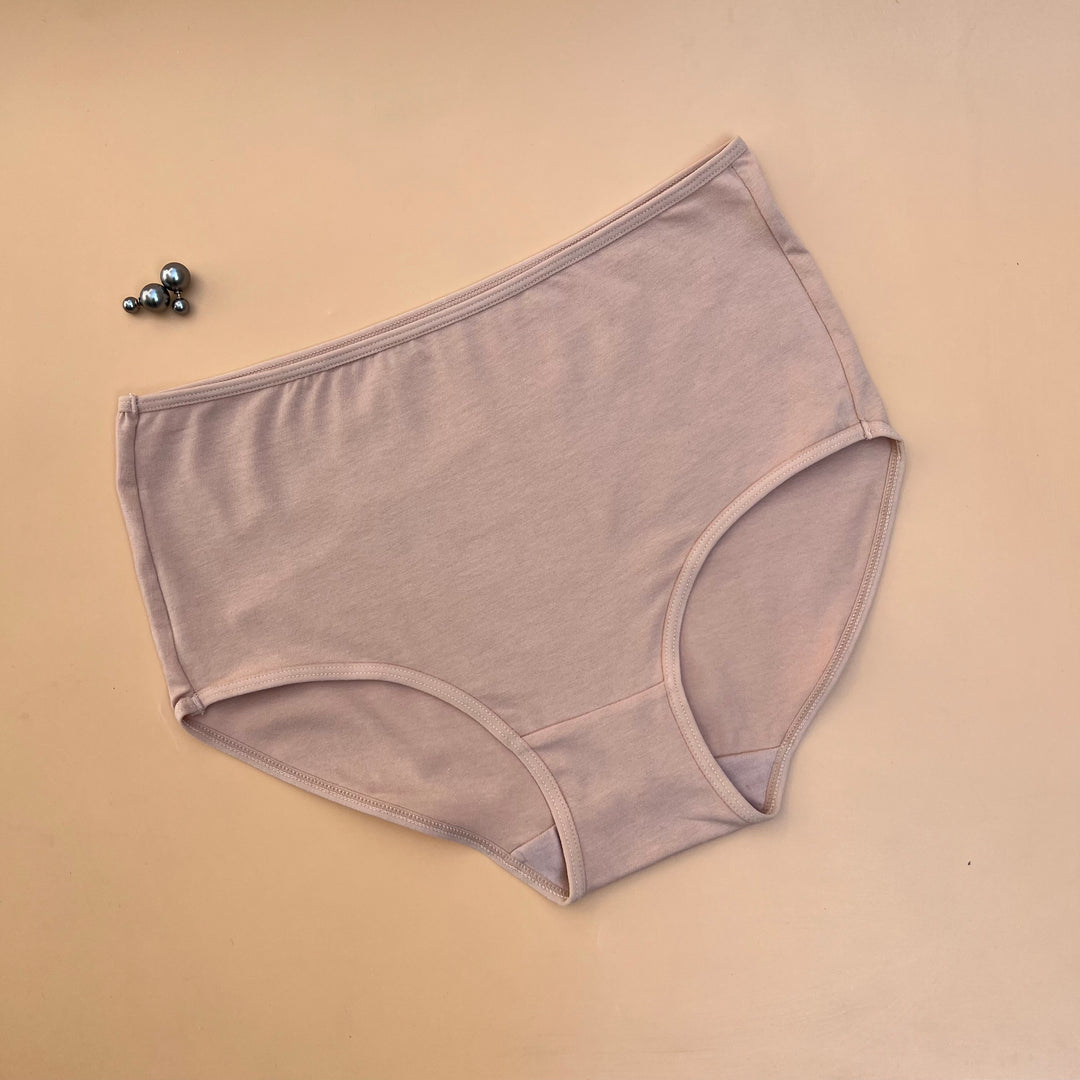 SUPPER SOFT HIGH  WAISTED COTTON PANTY-SKIN