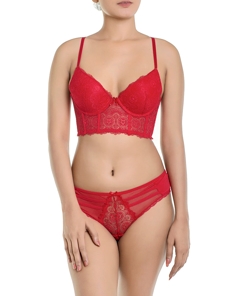 Push Up Red Bridal Bra - Single Padded Underwired Bra- 2021 - Online  Shopping in Pakistan - Online Shopping in Pakistan - NIGHTYnight