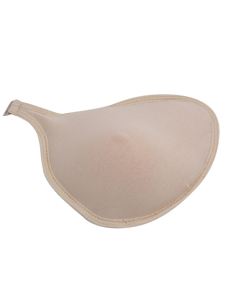 COTTON BREAST PROSTHESIS PROTCTIVE COVER WITH SHOULDER STRAP & HOOK -NUDE