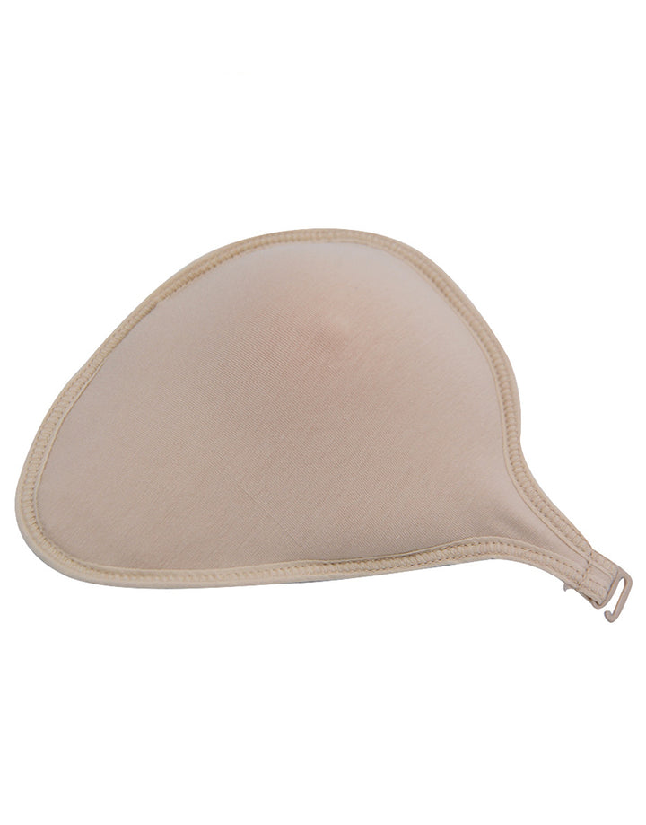 COTTON BREAST PROSTHESIS PROTCTIVE COVER WITH SHOULDER STRAP & HOOK -NUDE