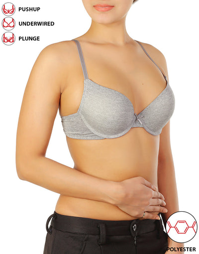 Penny by Zivame Women Plunge Heavily Padded Bra - Buy Penny by Zivame Women  Plunge Heavily Padded Bra Online at Best Prices in India